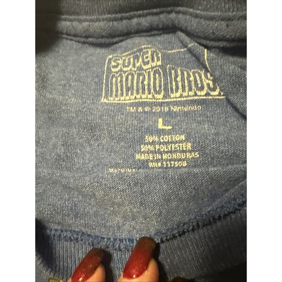 Nintendo Club - rare Mario Shirt SZ Large Nintendo Characters Graphic Print - Picture 5 of 6